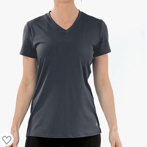 Arctic Cool V-Neck Instant Cooling Moisture Wicking UPF 50+ Short Sleeve Shirt